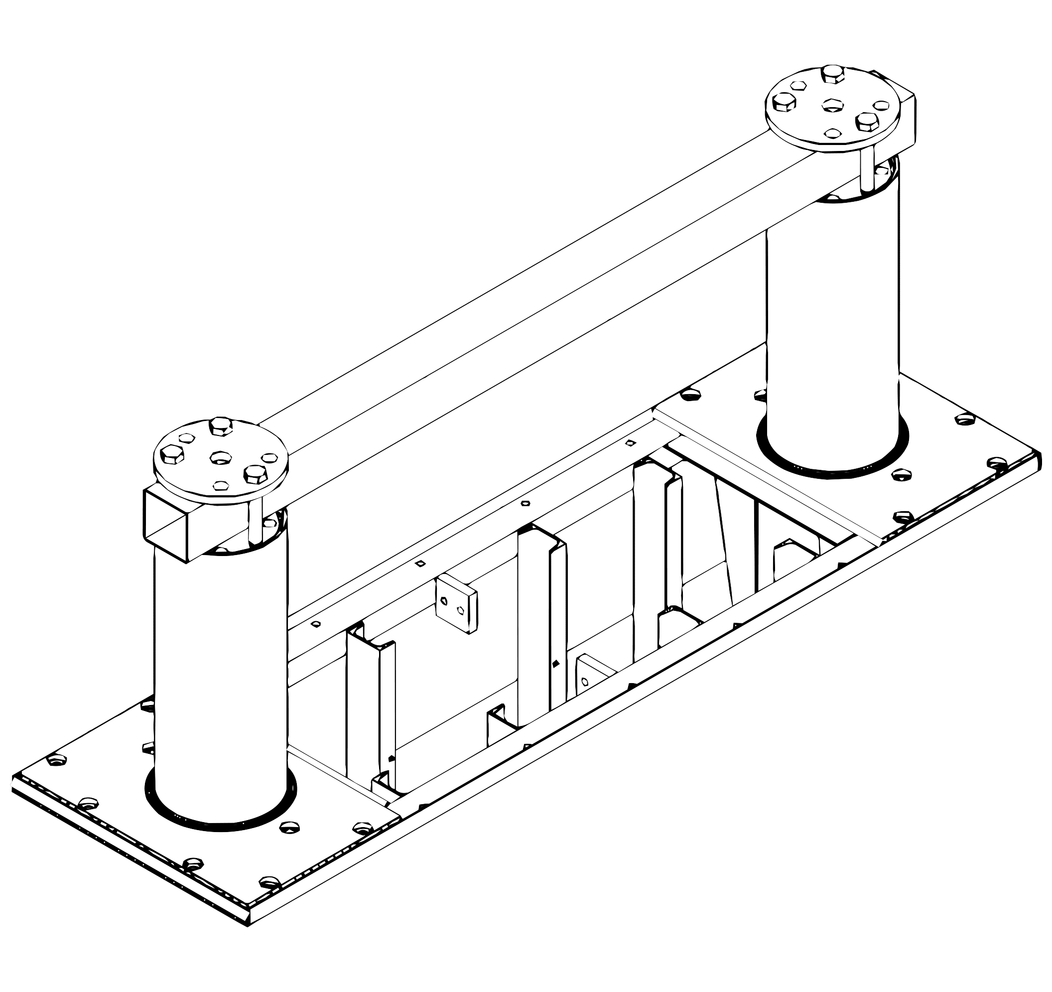Engineering Drawing of Inground Cylinder